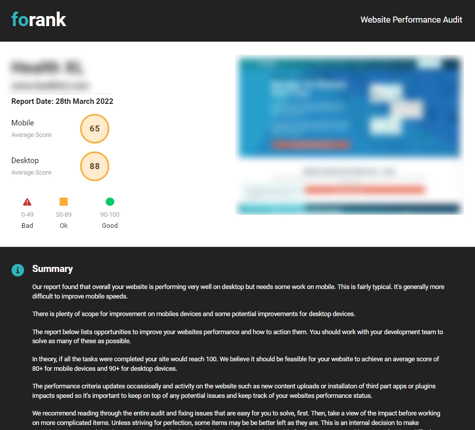 example tech audit